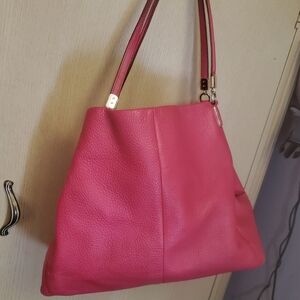 Coach Vibrant Pink Shoulder Bag
